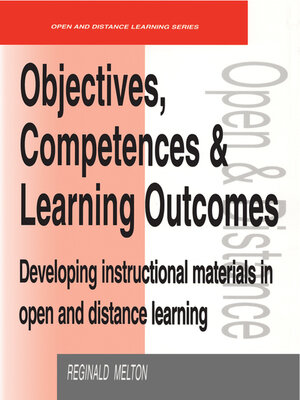 cover image of Objectives, Competencies and Learning Outcomes